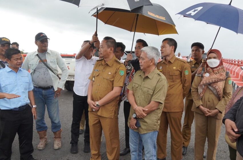  Assisten II Setda Ketapang Kunjungan ke Sukamara, Bupati Berharap Jembatan Jelai Sukamara-Ketapang Segera Terhubung 