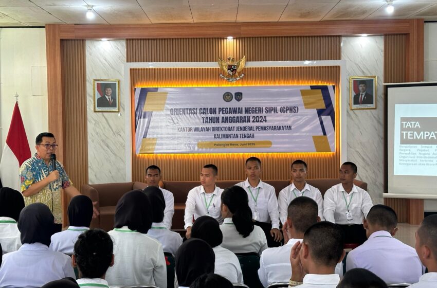  Hari Ke-7 Orientasi, CPNS Formasi TA 2024 Kanwil Ditjenpas Kalteng Terima Pembekalan Materi Penanganan Bencana Alam Bagi WBP dan Keprotokolan