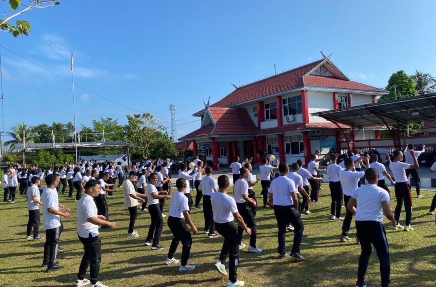  Kakanwil Ditjenpas Kalteng Gelar Kegiatan Jumat Sehat Bersama Jajaran