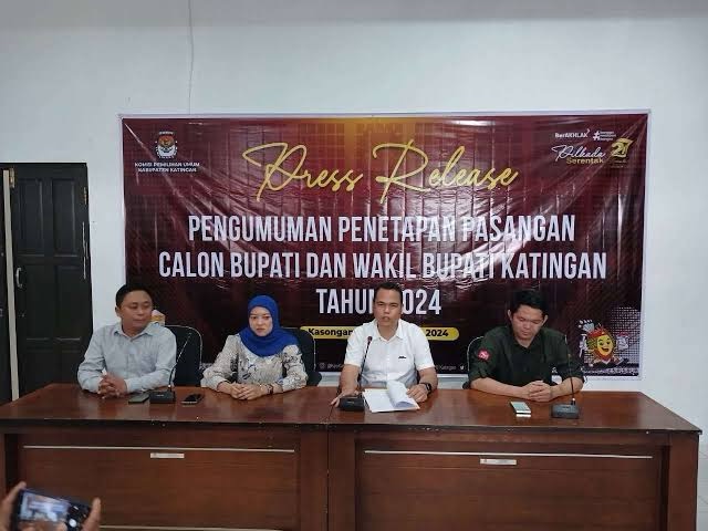  KPU Tetapkan Tiga Calon Pilkada Katingan