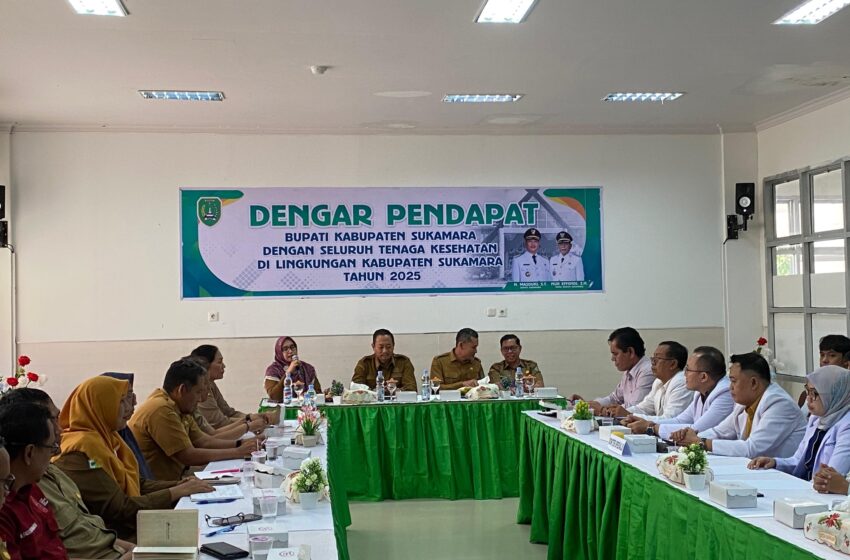  Bupati Gelar Rapat Dengar Pendapat Bersama RSUD
