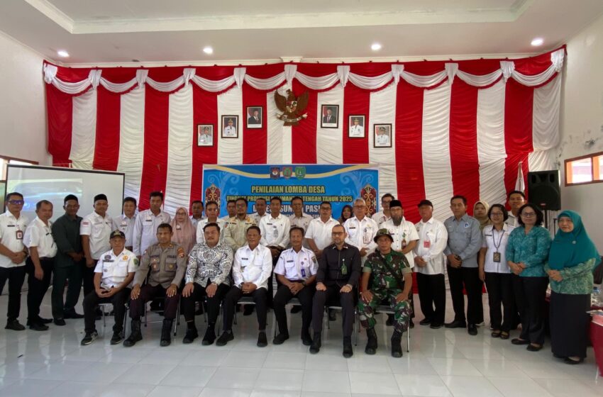  Wabup Sukamara Harapkan Sungai Pasir Juara pada Lomba Desa Tingkat Provinsi 