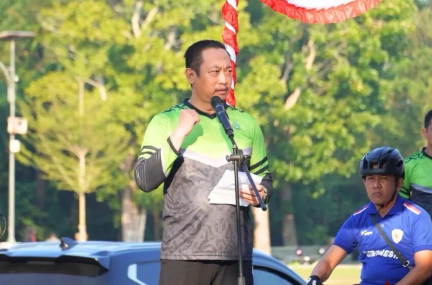  Pemkab Sukamara Launching Kegiatan Car Free Day 
