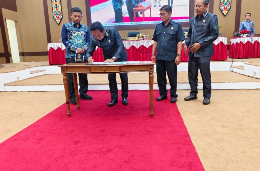 APBD Katingan 2025 Direvisi, Segini Angka yang Disampaikan saat Paripurna