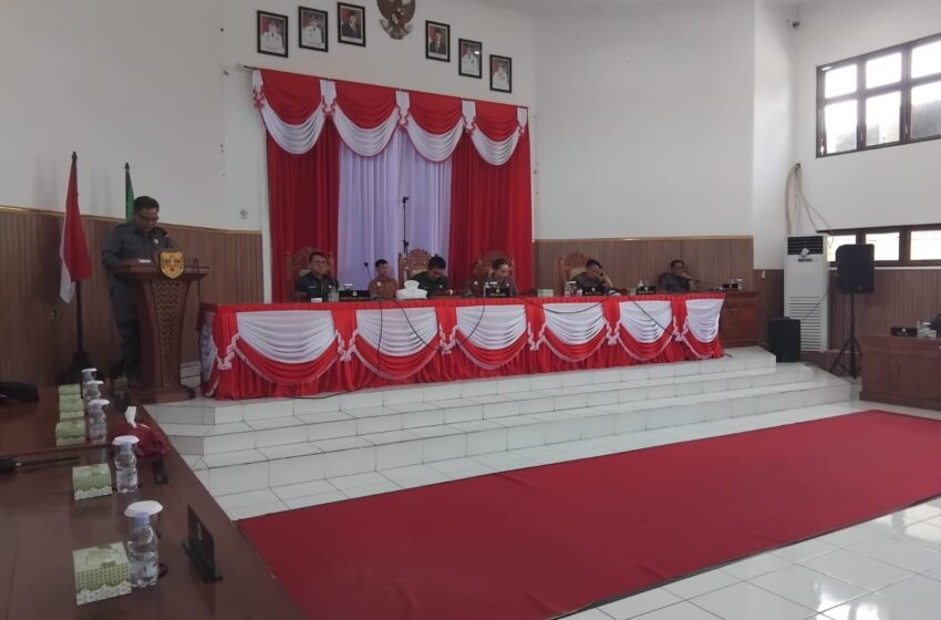  Enam Fraksi DPRD Gunung Mas Sepakat Rancangan Akhir RPJMD Tahun 2025-2029 Dibahas