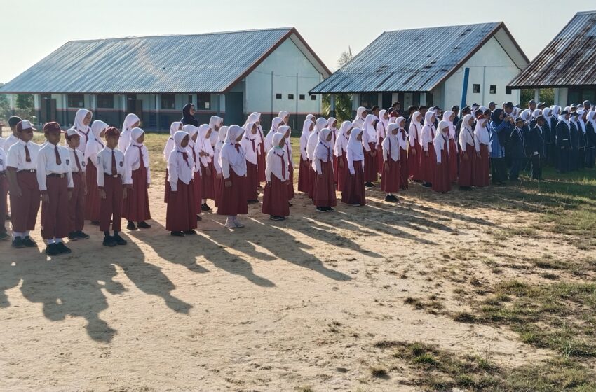  Bupati Jadi Pembina Upacara di SDN Sungai Cabang Barat 