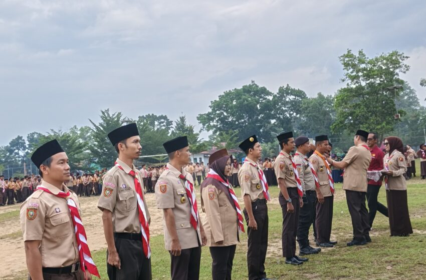  Bupati Sukamara Pimpin Apel Hari Pramuka ke-64