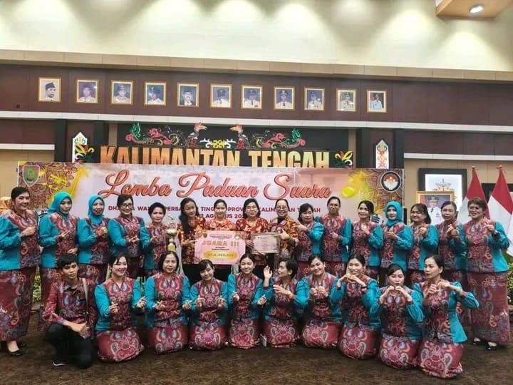  Sabet Juara III Lomba Paduan Suara Tingkat Provinsi, DPRD Katingan Apresiasi DWP