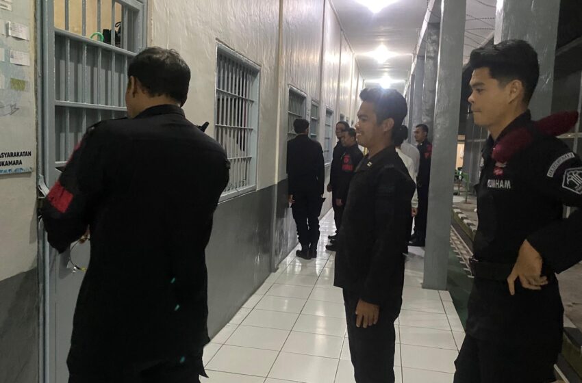  Pastikan Keamanan Dan Ketertiban, Lapas Sukamara Gelar Razia dan Kontrol Blok Hunian